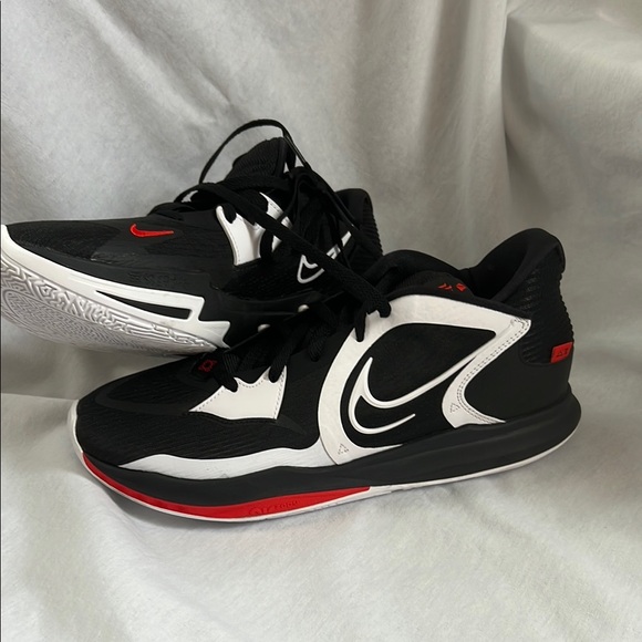 Nike Other - Nike Kyrie 5 Low Basketball Black and White Chile-Red Athletic Shoes